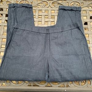 J Jill stretch linen pants with elastic waist